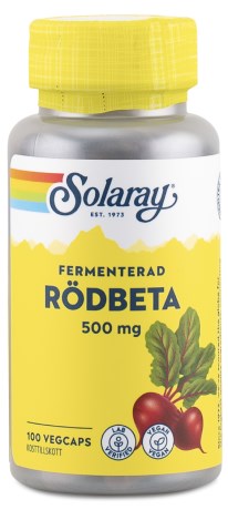 Miniatyrbild Solaray Fermenterad Rdbeta, 100 kaps
