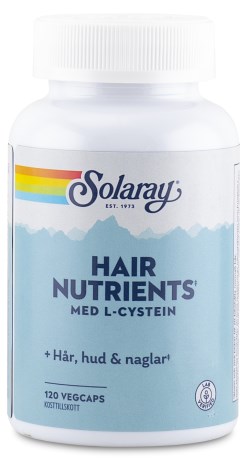 Miniatyrbild Solaray Hair Nutrients, 120 kaps