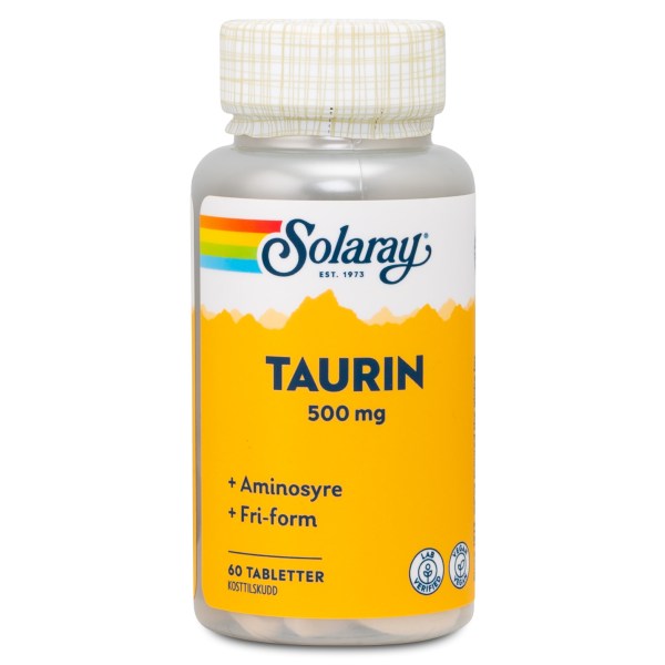 Solaray Taurin, 60 tabl