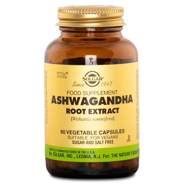 Solgar Ashwagandha Root Extract, 60 kaps