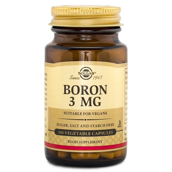 Solgar Boron, 100 kaps