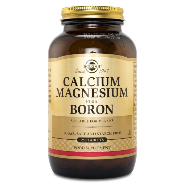 Solgar Calcium Magnesium + Boron, 250 tabl