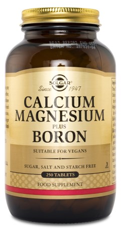 Miniatyrbild Solgar Calcium Magnesium + Boron, 250 tabl