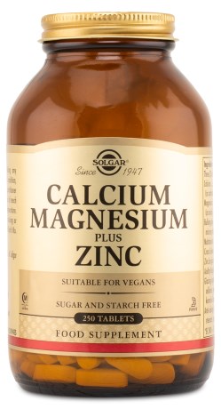 Miniatyrbild Solgar Calcium Magnesium Plus Zinc, 250 tabl