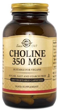 Miniatyrbild Solgar Choline, 100 kaps