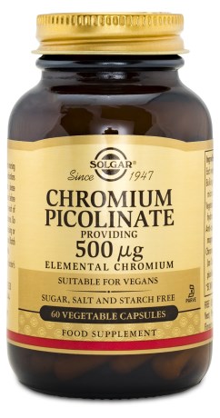 Miniatyrbild Solgar Chromium Picolinate 500, 60 kaps