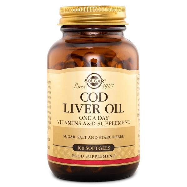 Solgar Cod Liver Oil, 100 kaps