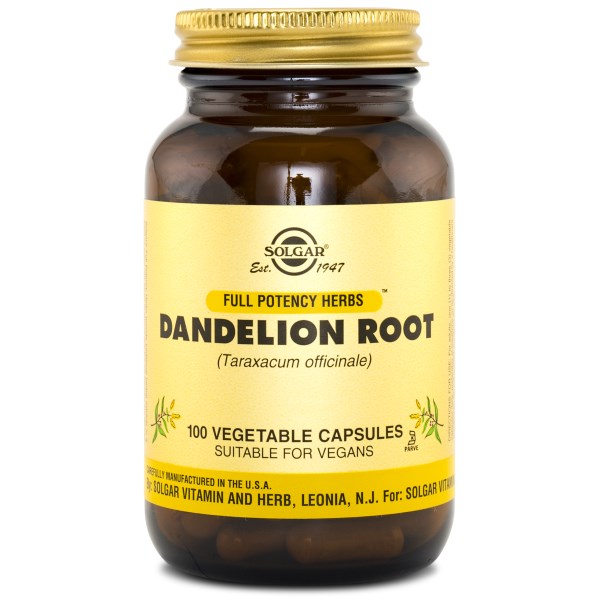 Solgar Dandelion Root / Maskrosrot, 100 kaps