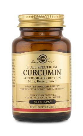 Miniatyrbild Solgar Full Spectrum Curcumin, 30 kaps