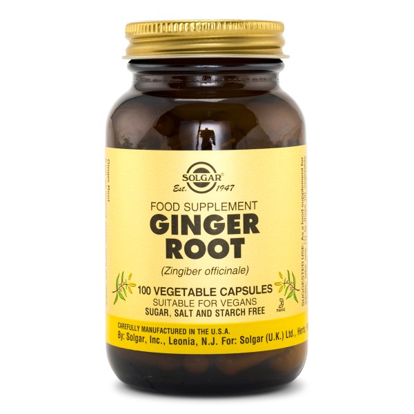 Solgar Ginger Root, 100 kaps