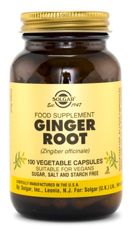 Miniatyrbild Solgar Ginger Root, 100 kaps