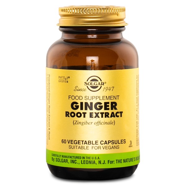 Solgar Ginger Root Extract, 60 kaps