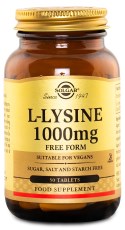 Miniatyrbild Solgar L-Lysine 1000 mg, 50 tabl