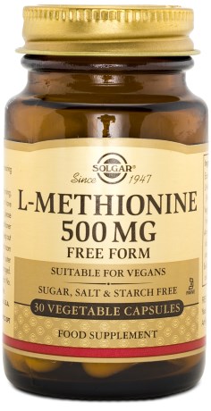 Miniatyrbild Solgar L-Methionine 500 mg, 30 kaps