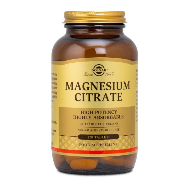 Solgar Magnesium Citrate, 120 tabl