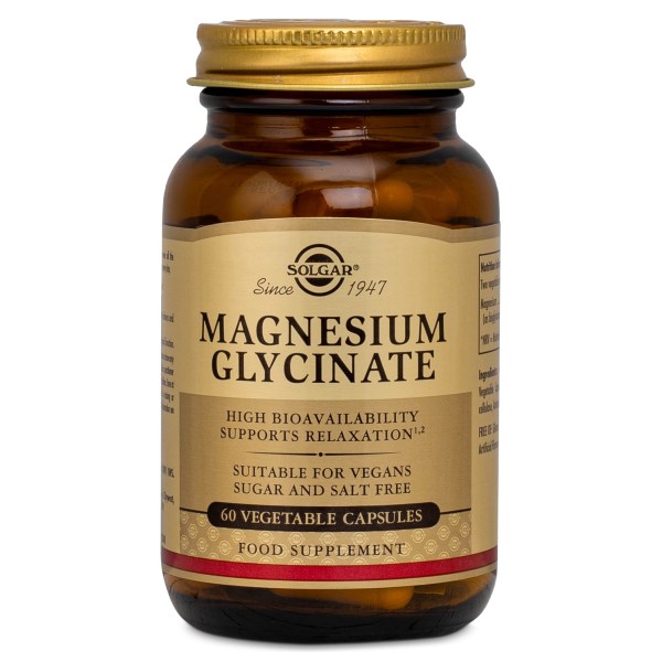 Solgar Magnesium Glycinate, 60 kaps