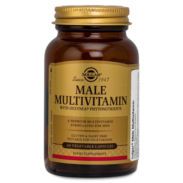 Solgar Male Multivitamin with Oxxynea Phytonutrients, 60 kaps