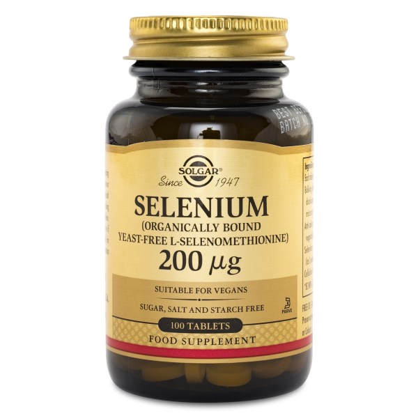 Solgar Selen Jästfri, 100 tabl