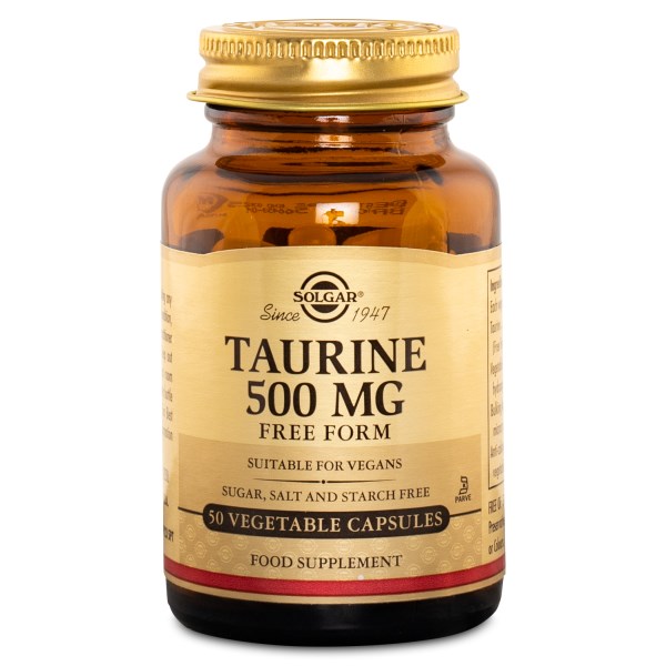 Solgar Taurin, 50 kaps