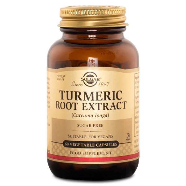 Solgar Turmeric Root Extract, 60 kaps