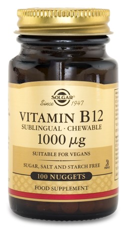 Miniatyrbild Solgar Vitamin B12 1000 mcg, 100 tabl