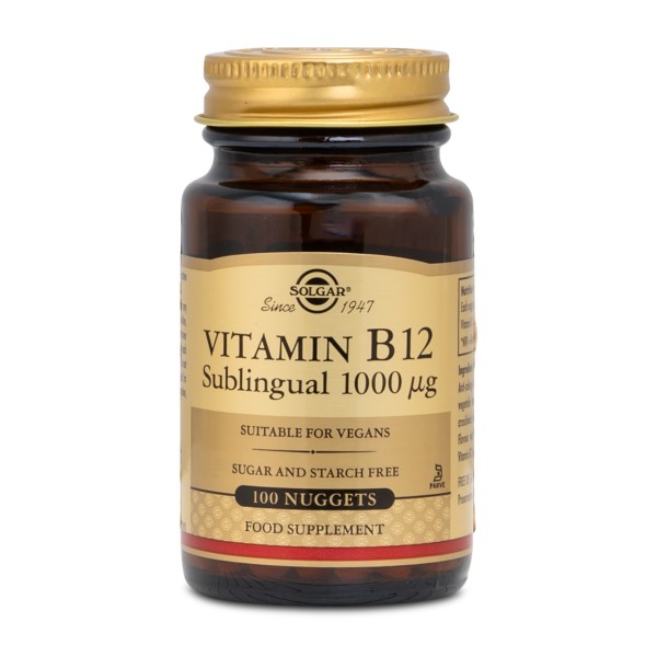 Solgar Vitamin B12 1000 mcg, 100 tabl