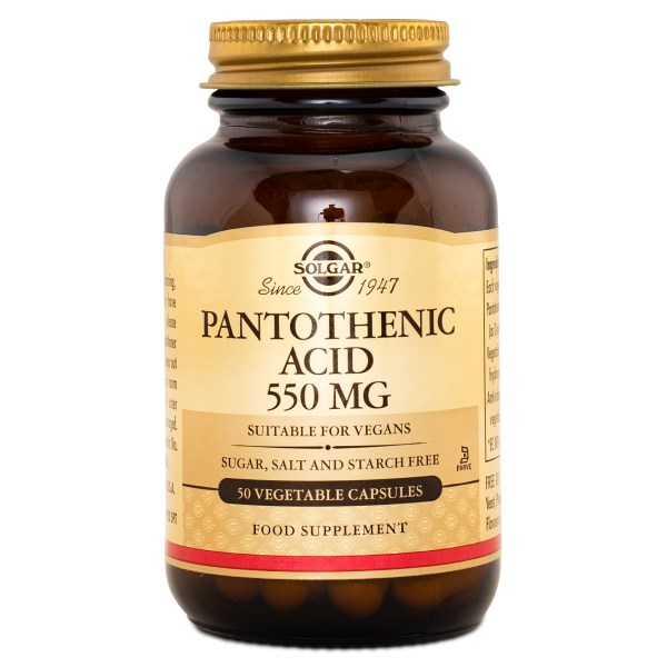 Solgar Vitamin B5 Pantotensyra 50 kaps