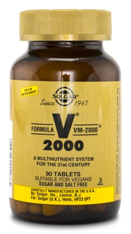 Miniatyrbild Solgar VM-2000 Multivitamin, 180 tabl