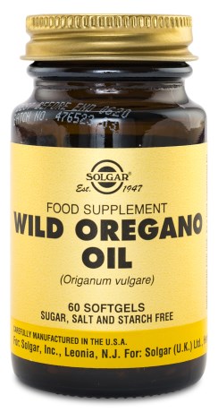 Miniatyrbild Solgar Wild Oregano Oil, 60 kaps