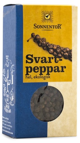 Miniatyrbild Sonnentor Svartpeppar Hel, 55 g