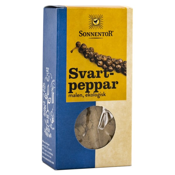 Sonnentor Svartpeppar Mald 50 g