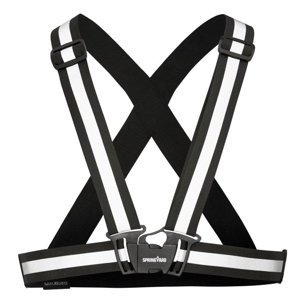 Springyard Reflective Cross Belt, One Size , Black