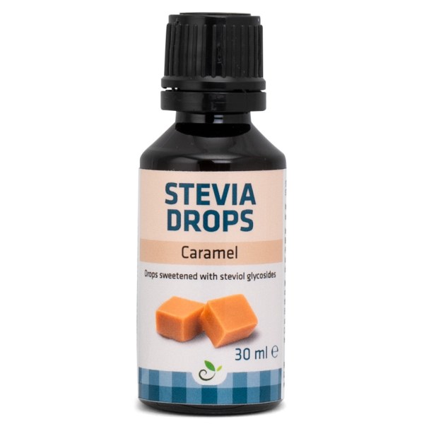 Sukrin Stevia Drops, Caramel, 30 ml