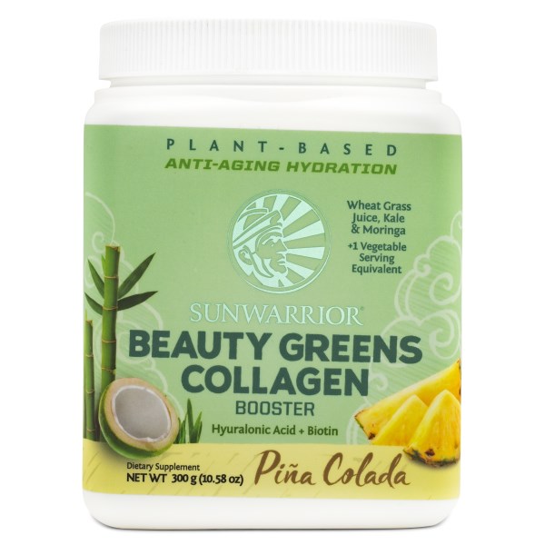 Sunwarrior Beauty Green Collagen Booster Pina Colada 300 g