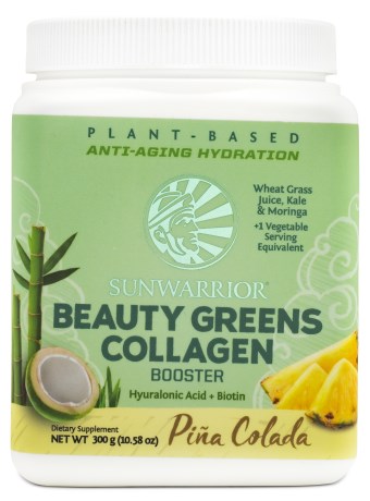 Miniatyrbild Sunwarrior Beauty Green Collagen Booster, Pina Colada, 300 g