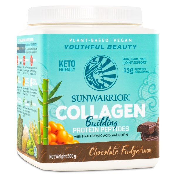 Sunwarrior Collagen Building Protein Peptides Choklad 500 g