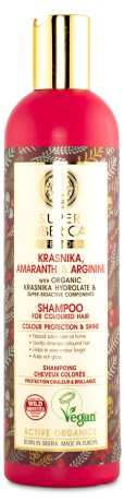 Miniatyrbild Super Siberica Krasnika Shampoo for Coloured Hair, 400 ml, Amaranth & Arginine
