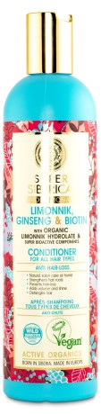Miniatyrbild Super Siberica Limonnik Conditioner for All Hair Types, 400 ml, Ginseng & Biotin