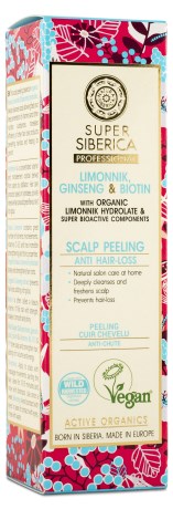 Miniatyrbild Super Siberica Limonnik Scalp Peeling, 100 ml, Ginseng & Biotin