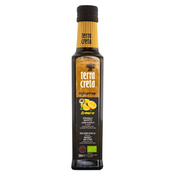 Terra Creta Bio Infusion Eko Extra Virgin Olivolja Citron, 250 ml