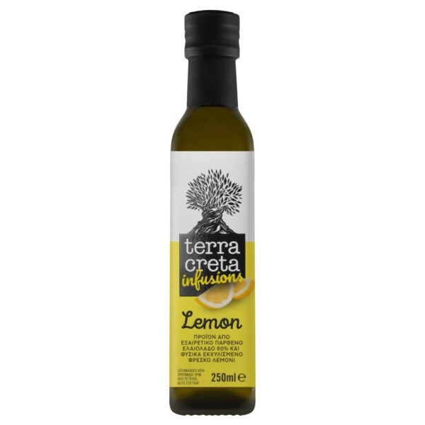 Terra Creta Bio Infusion Eko Extra Virgin Olivolja Citron, 250 ml
