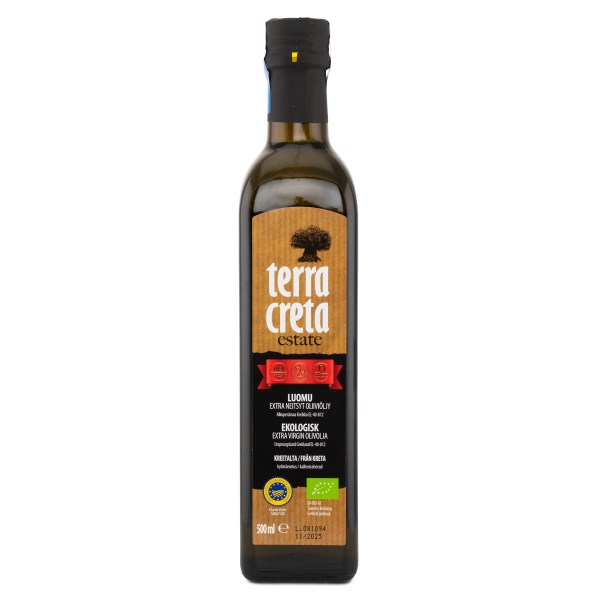 Terra Creta Extra Virgin Olivolja Eko, 500 ml