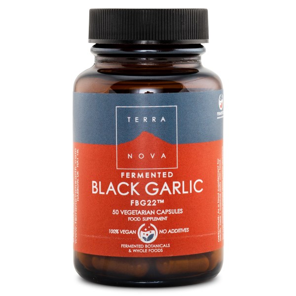 Terranova Fermented Black Garlic FBG-22 , 50 caps