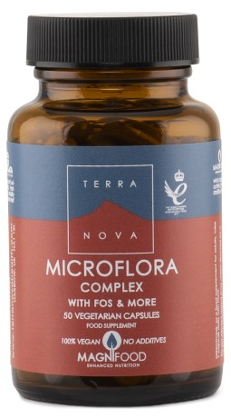 Miniatyrbild Terranova Microflora Complex with FOS, 50 kaps