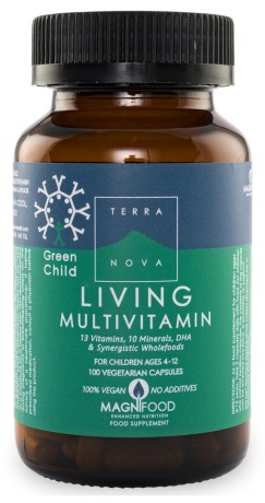 Miniatyrbild Terranova Living Multivitamin Barn, 100 kaps
