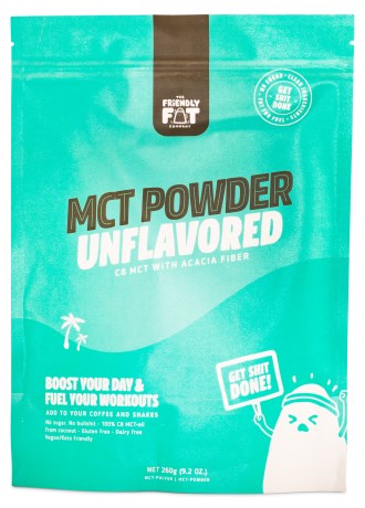Miniatyrbild The Friendly Fat Company C8 MCT-pulver, 260 g, Natural