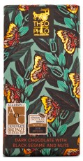 Miniatyrbild Theo & Philo 65% Dark Chocolate, 45 g, Black Sesame, Cashew & Pili Nut