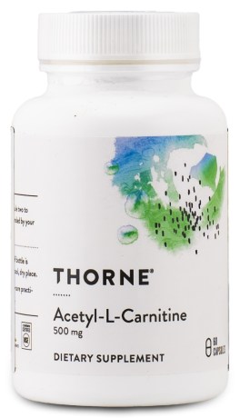 Miniatyrbild Thorne Acetyl-L-Carnitine, 60 kaps