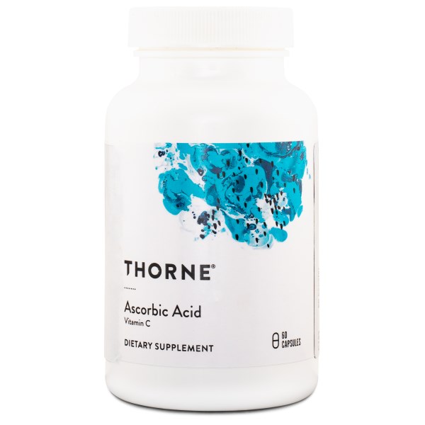 Thorne Ascorbic Acid (1g), 60 kaps
