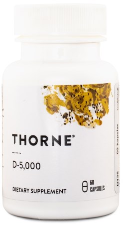 Miniatyrbild Thorne Vitamin D-5000, 60 kaps